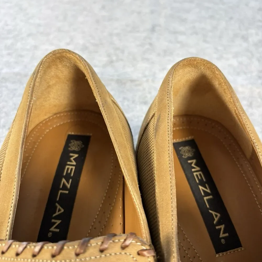 Mezlan Armstrong Loafers 68398 Mens Size 12 Light Brown Suede Made in Spain
